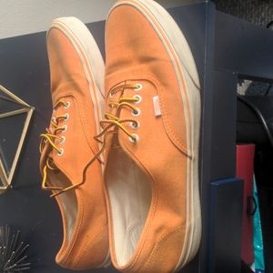 Vans lace up US Men 12 in orange